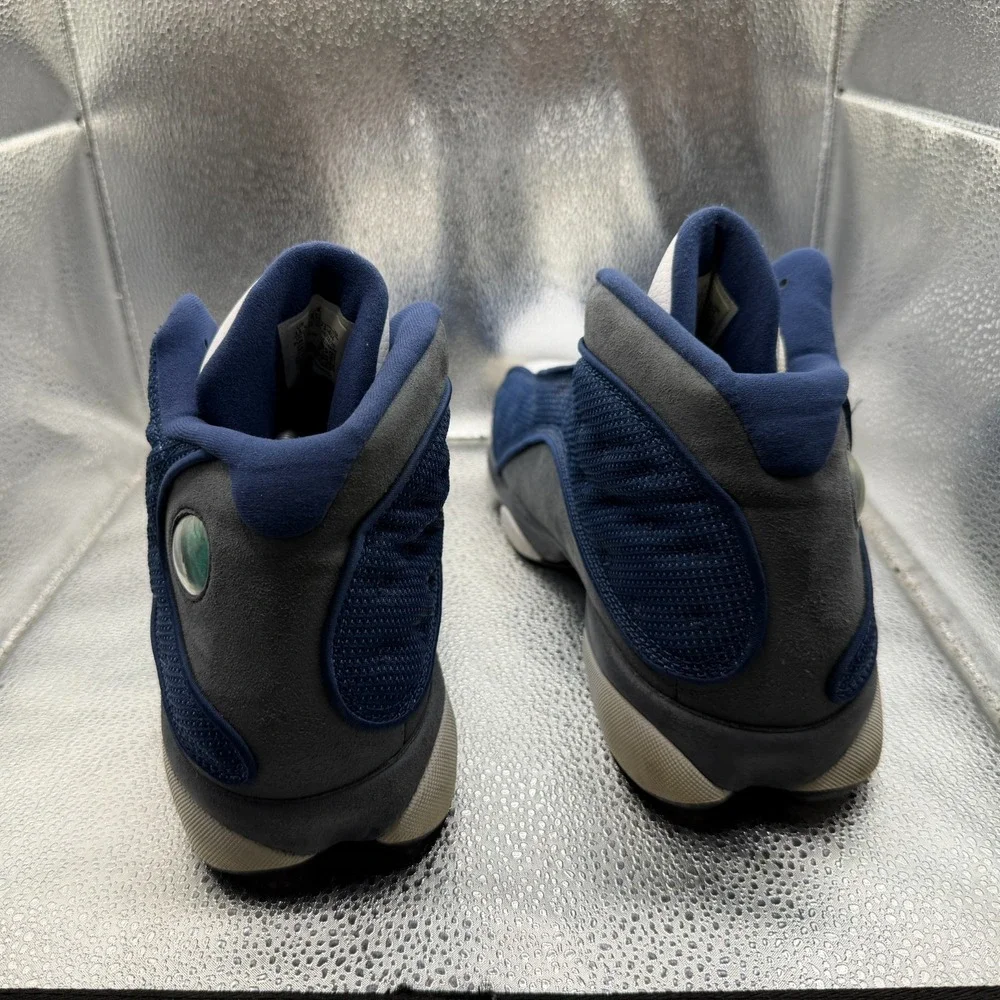 Size‎ 11.5 Air Jordan 13 Retro Mid Flint Blue Mens Basketball Shoes 414571-404